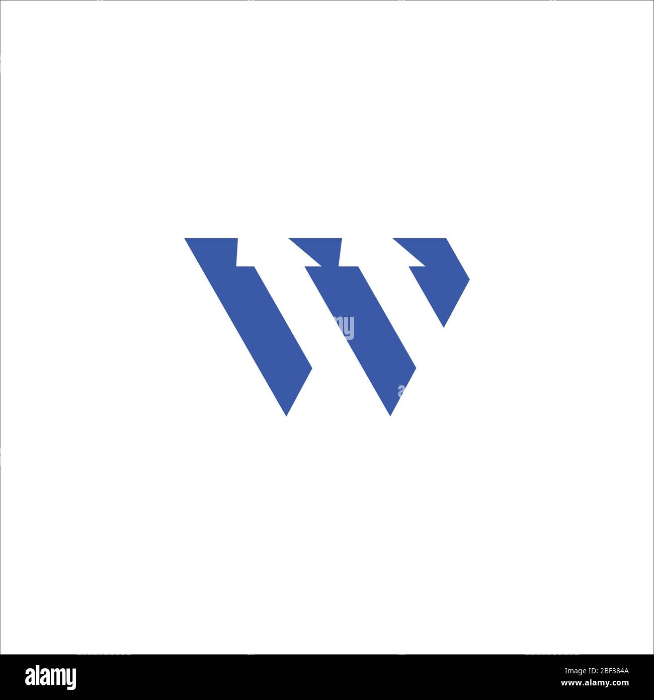 Initial letter w logo vector design template Stock Vector Image & Art ...