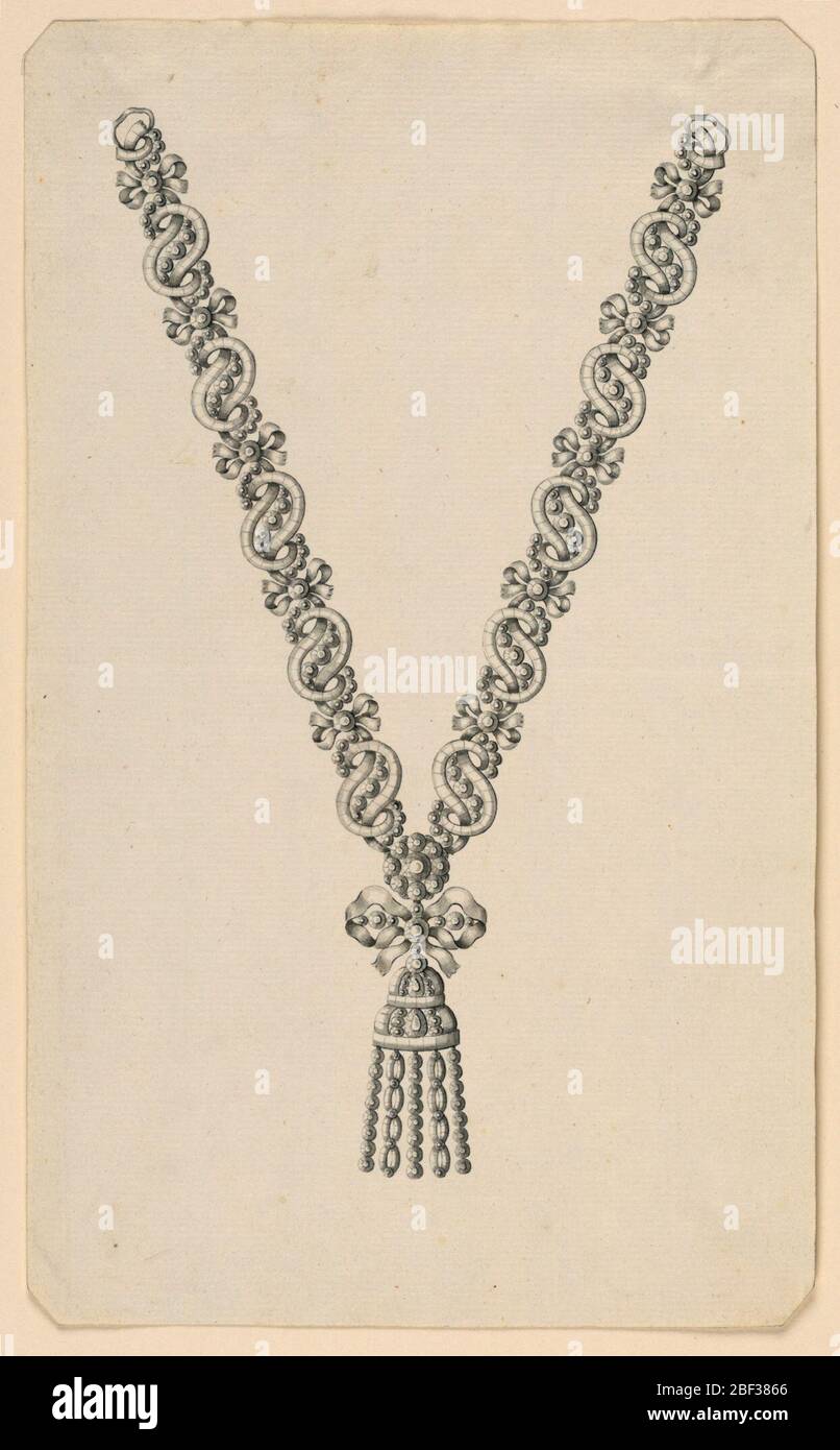 Design for a Necklace. Jewelry design 