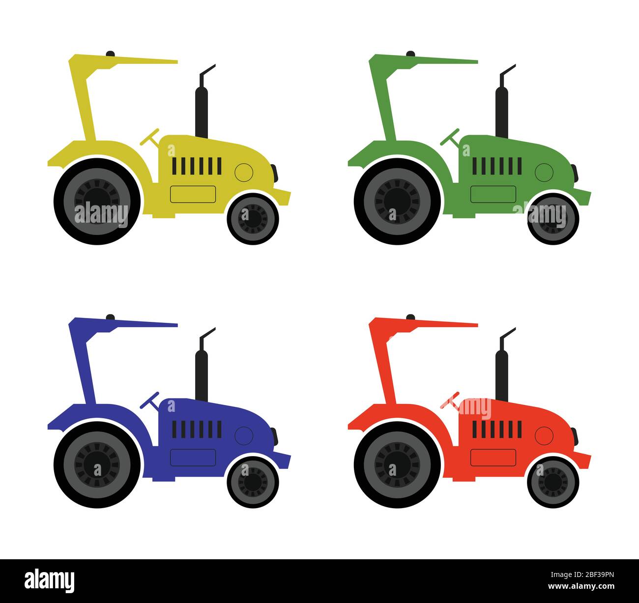 tractor icon illustrated in vector on white background Stock Vector ...