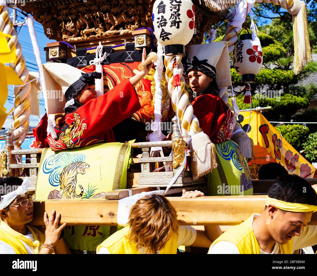 Japanese yatai festival in Himeji, Japan Stock Photo Alamy