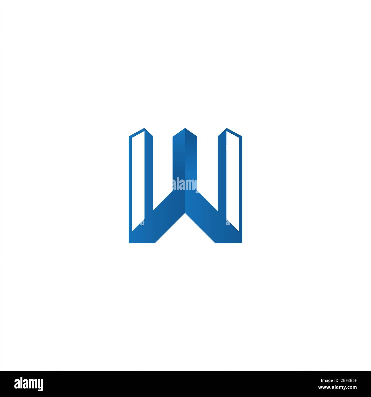Initial letter w logo vector design template Stock Vector Image & Art ...