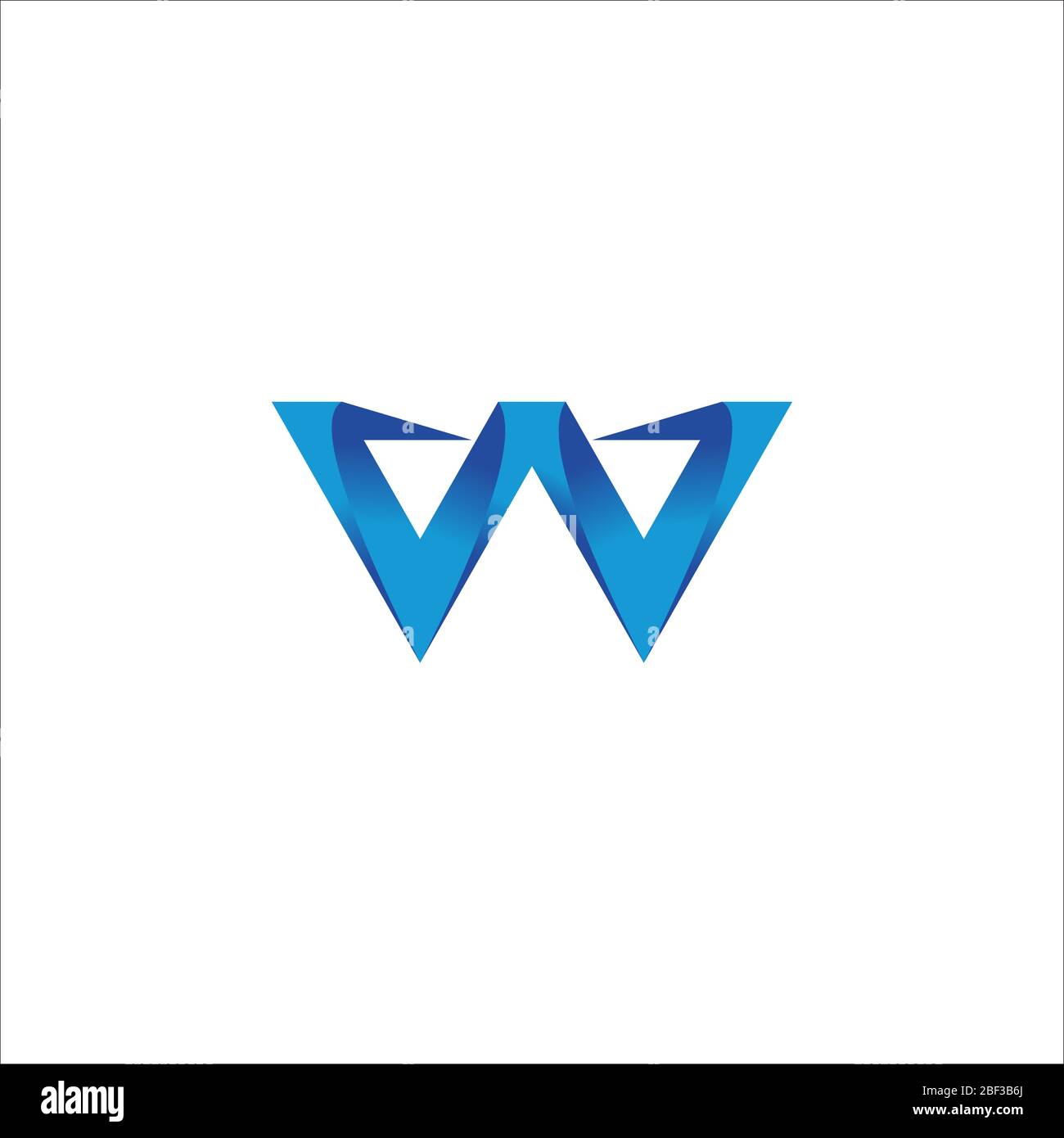 Initial letter w logo vector design template Stock Vector Image & Art ...
