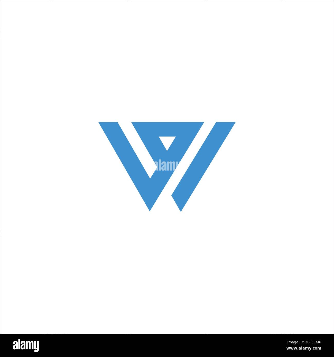 Initial letter w logo vector design template Stock Vector Image & Art ...