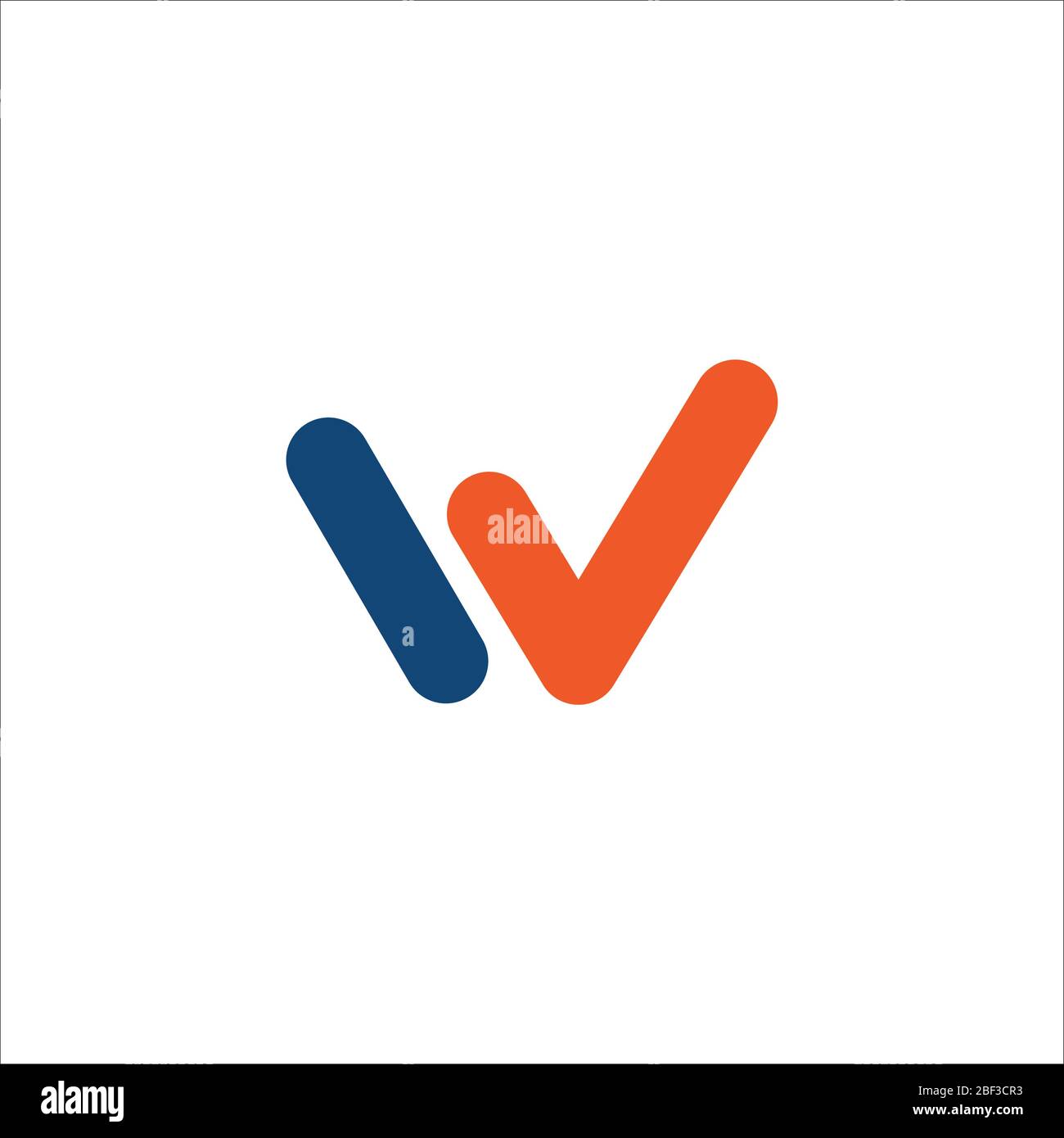 Initial letter w logo vector design template Stock Vector Image & Art ...