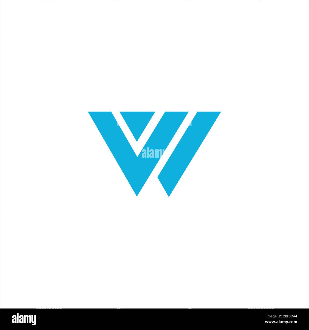 Initial letter w logo vector design template Stock Vector Image & Art ...