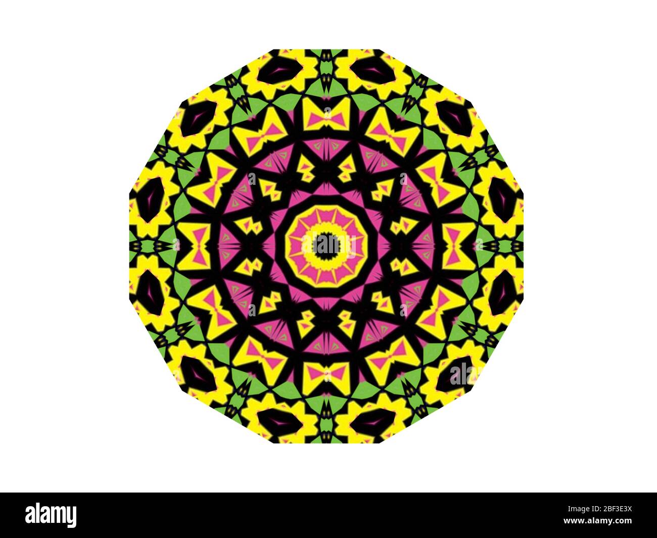 Pattern Mandala Decoration Ornament Abstract Design Stock Photo