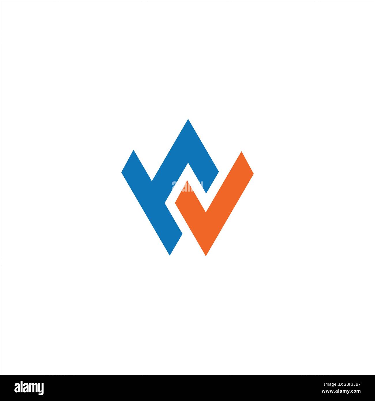 Initial letter w logo vector design template Stock Vector Image & Art ...