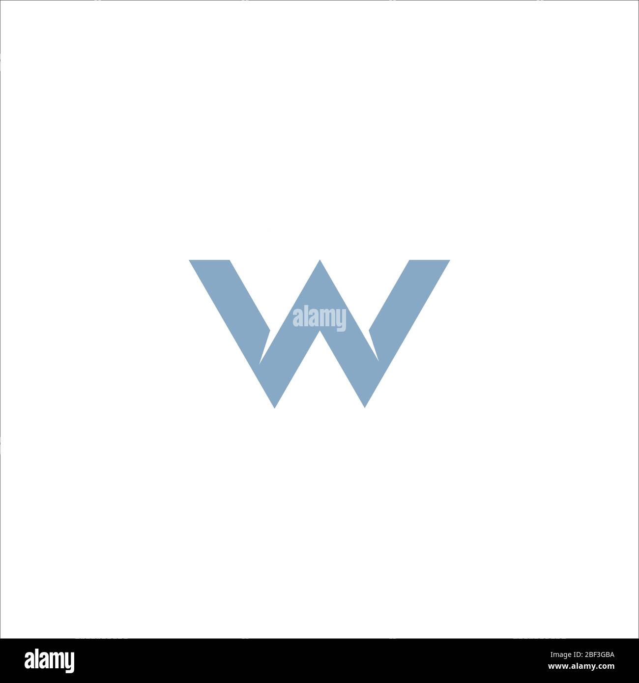 Initial letter w logo vector design template Stock Vector Image & Art ...