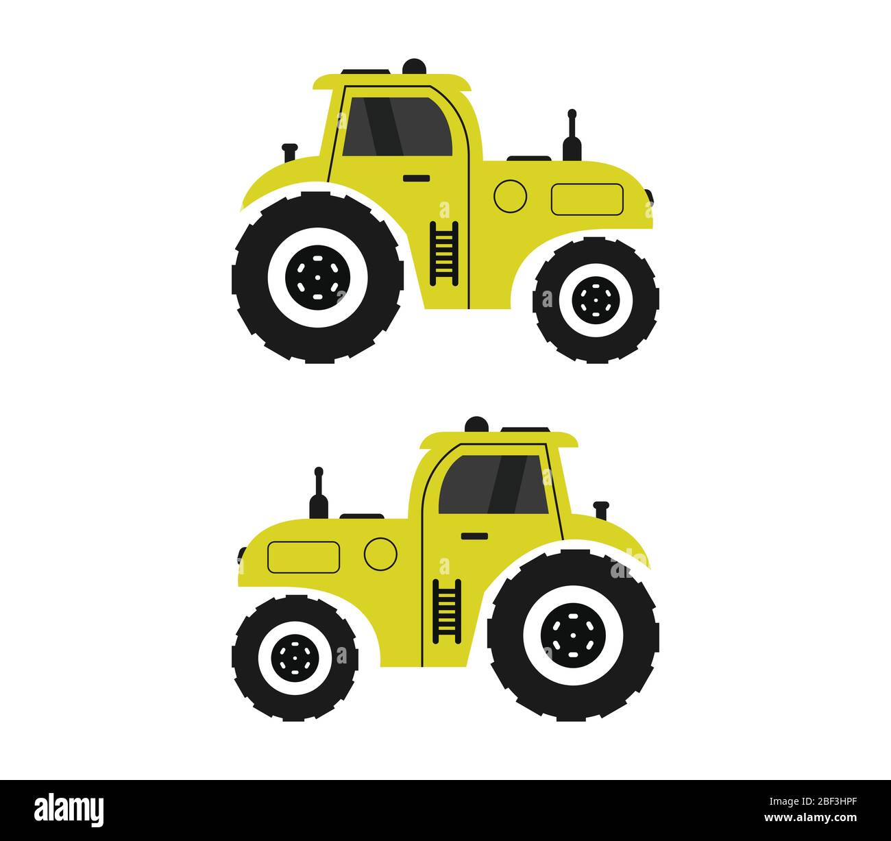 tractor icon illustrated in vector on white background Stock Vector ...