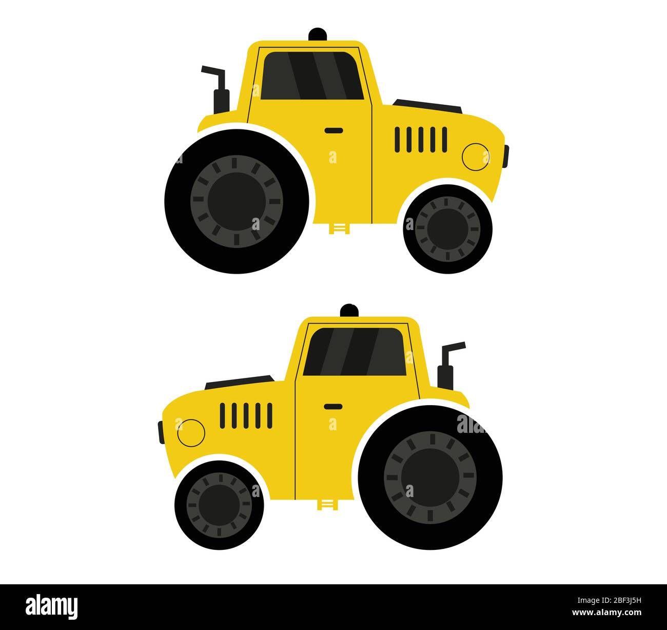 tractor icon illustrated in vector on white background Stock Vector ...