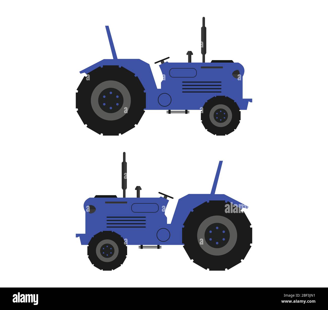 tractor icon illustrated in vector on white background Stock Vector ...