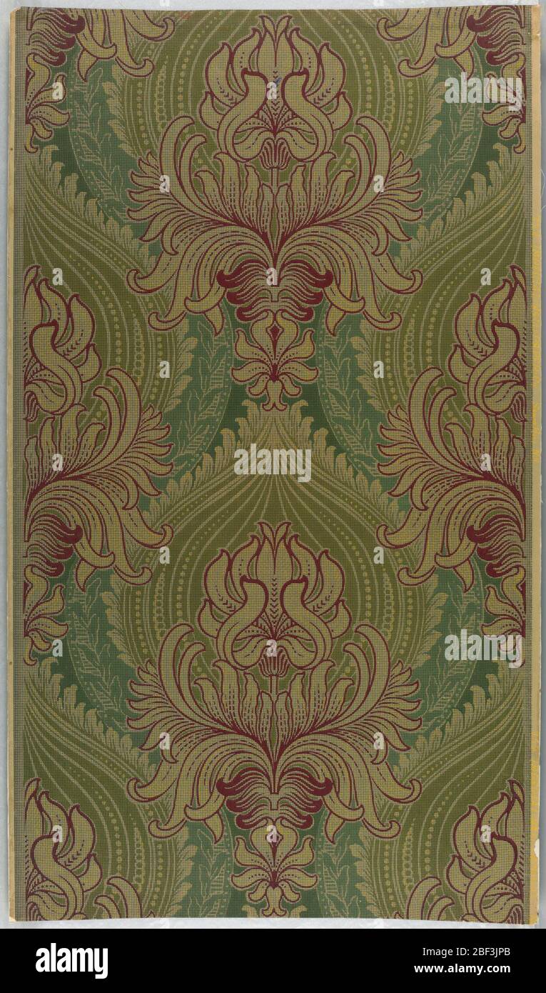 Sidewall. Designed to give the effect of tapestry in a conventionalized ...