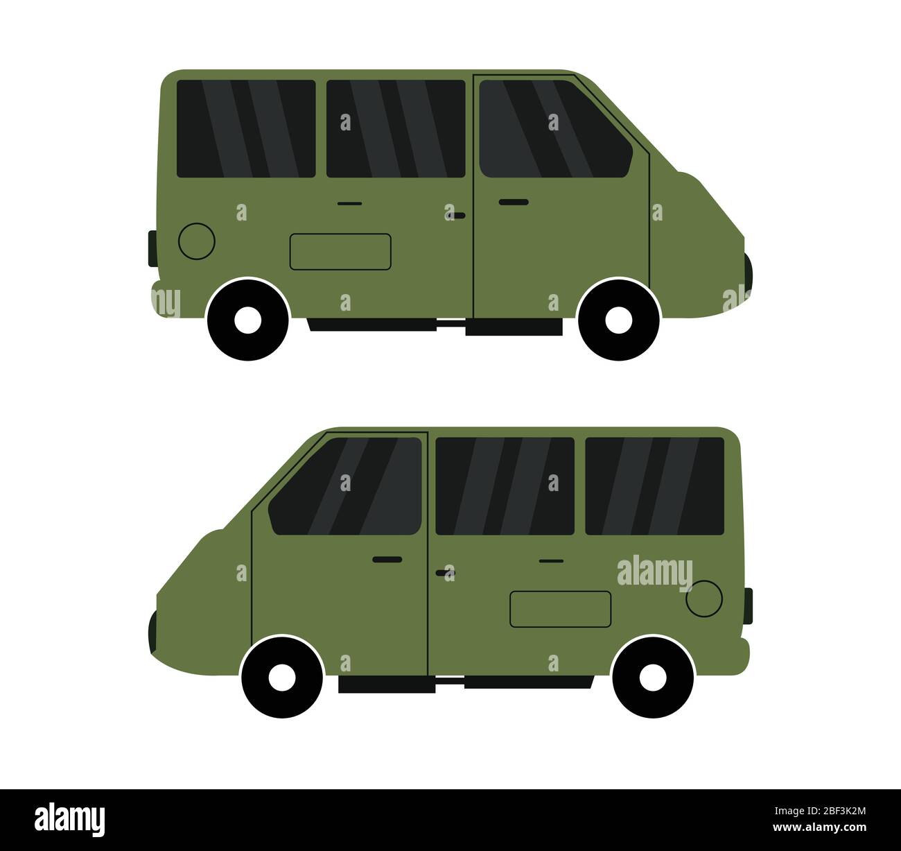 van icon illustrated in vector on white background Stock Vector Image ...