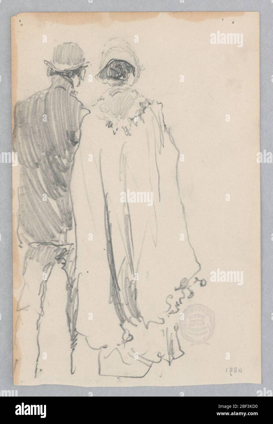 Man and woman. Sketch of a male figure and a female figure Stock Photo ...