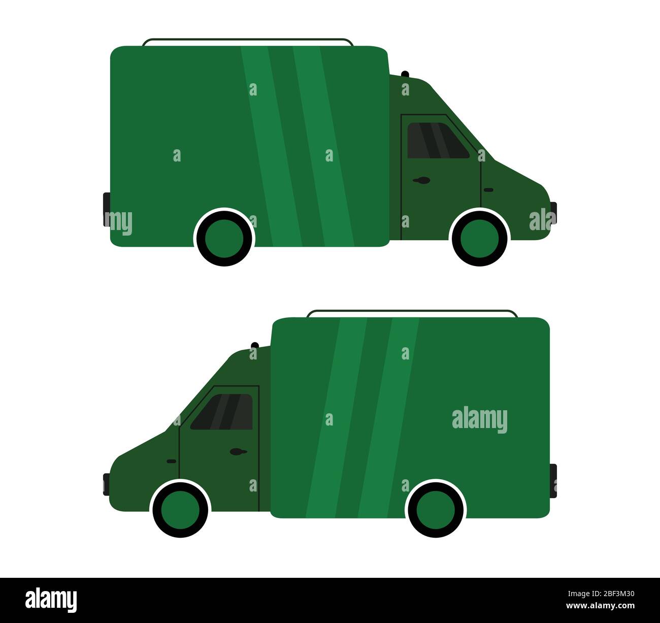 van icon illustrated in vector on white background Stock Vector Image ...