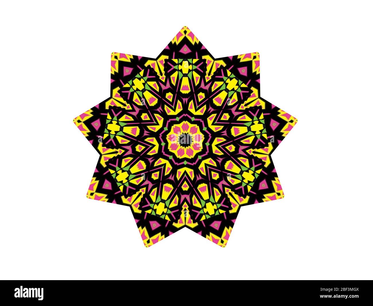 Pattern Mandala Decoration Ornament Abstract Design Stock Photo