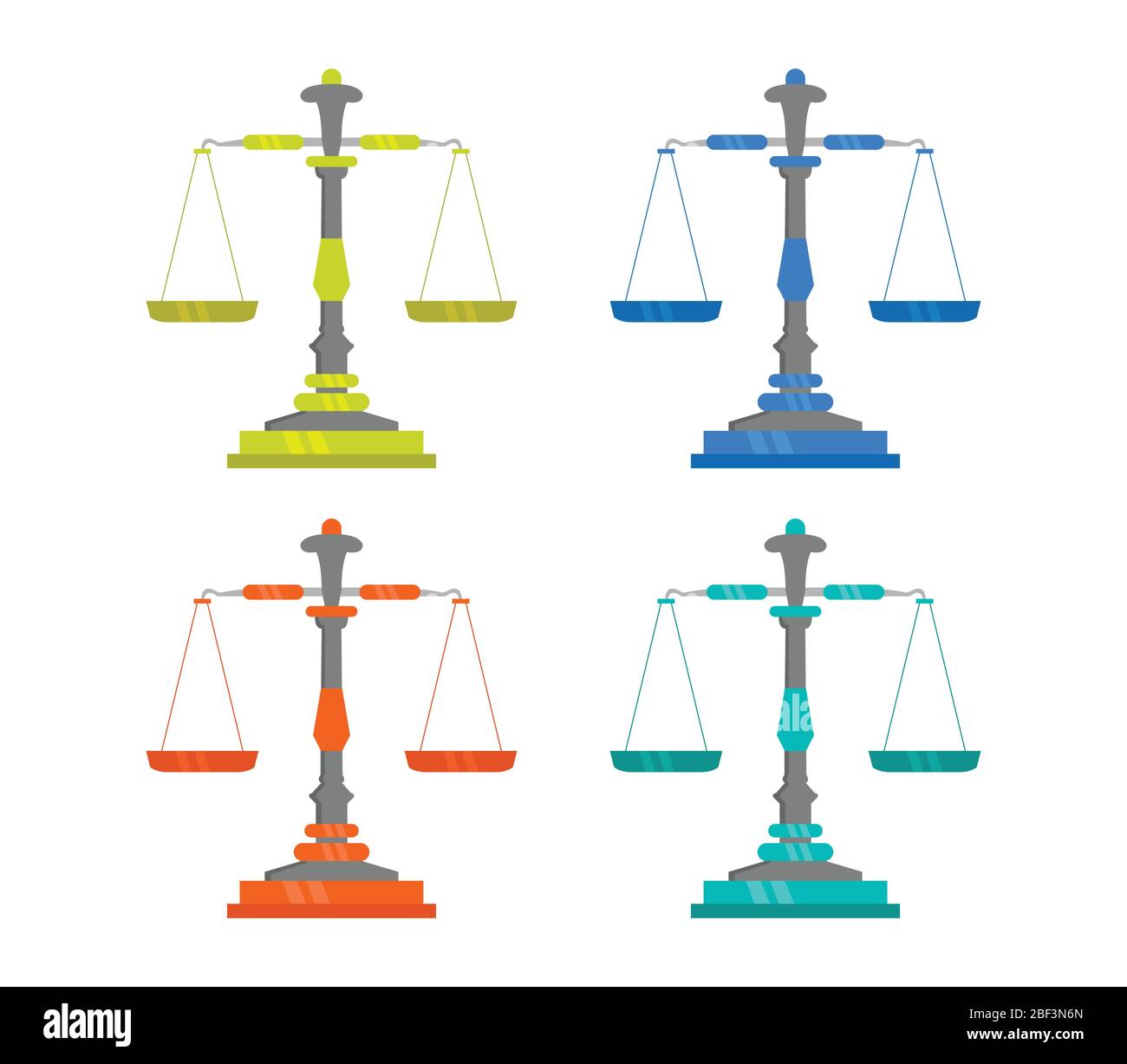 Libra icon illustrated in vector on white background Stock Vector