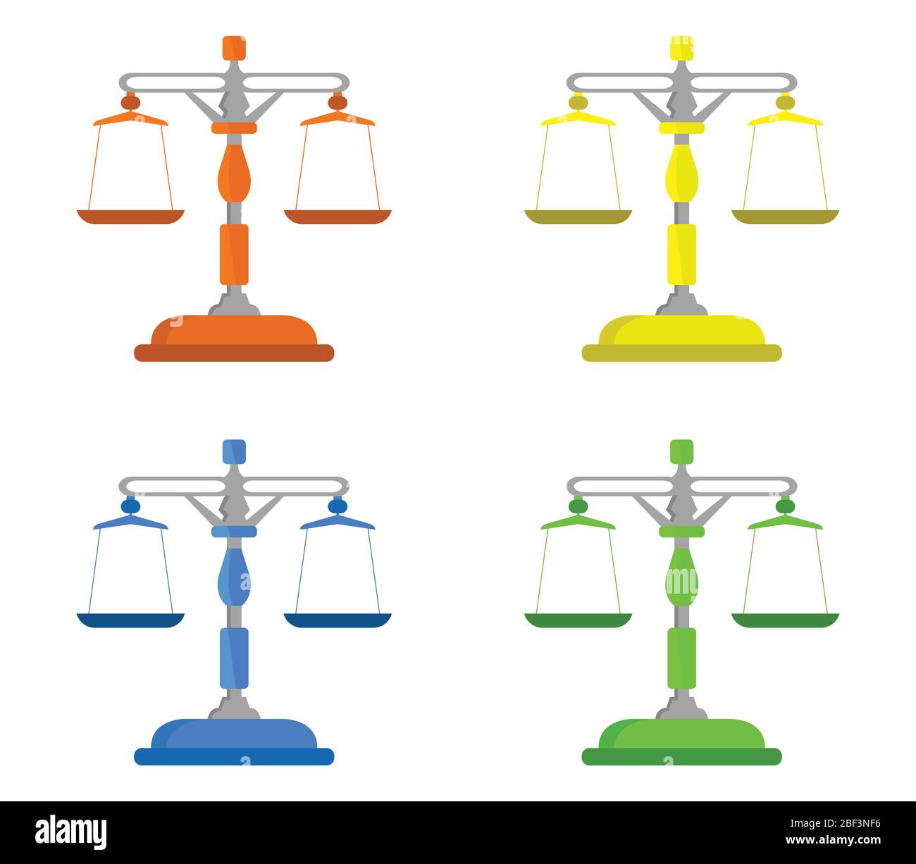 Libra icon illustrated in vector on white background Stock Vector