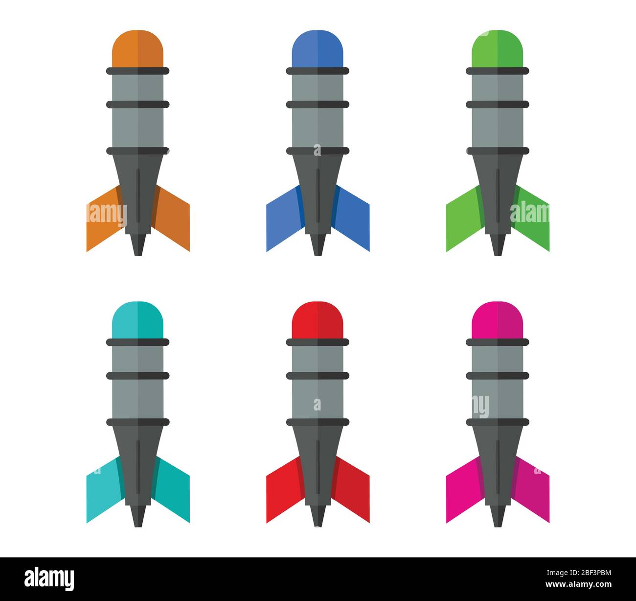 bomb icon illustrated in vector on white background Stock Vector