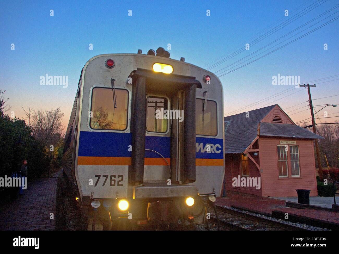 2005 - MARC Maryland Transit Administration Train At The Dickerson ...