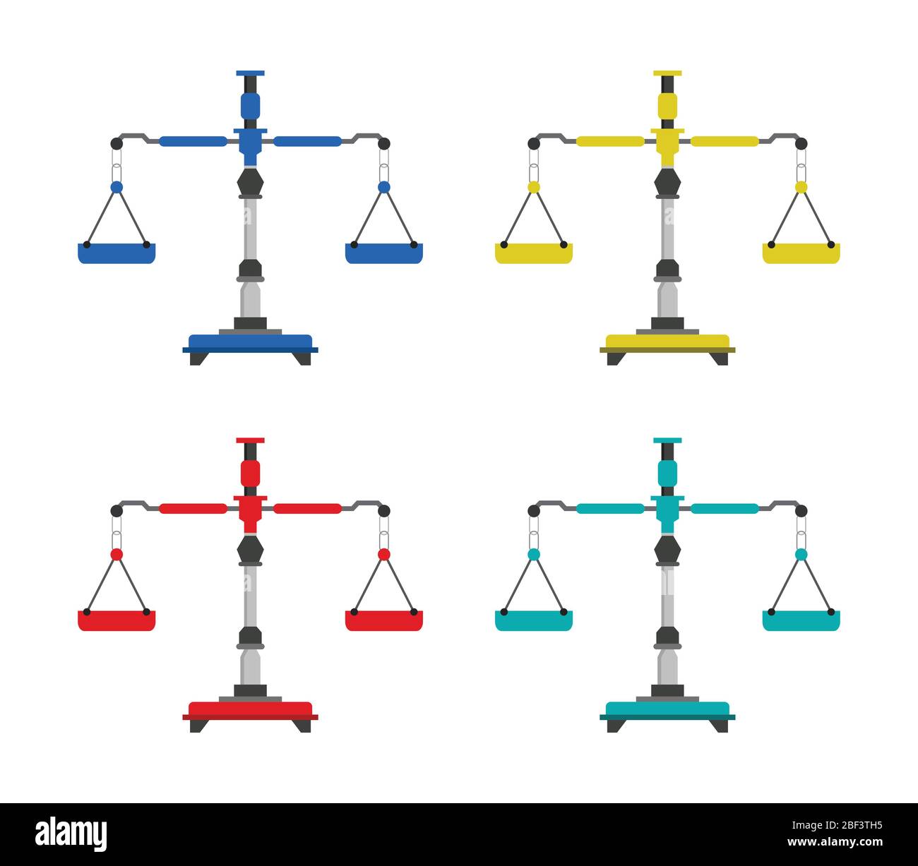 Libra icon illustrated in vector on white background Stock Vector