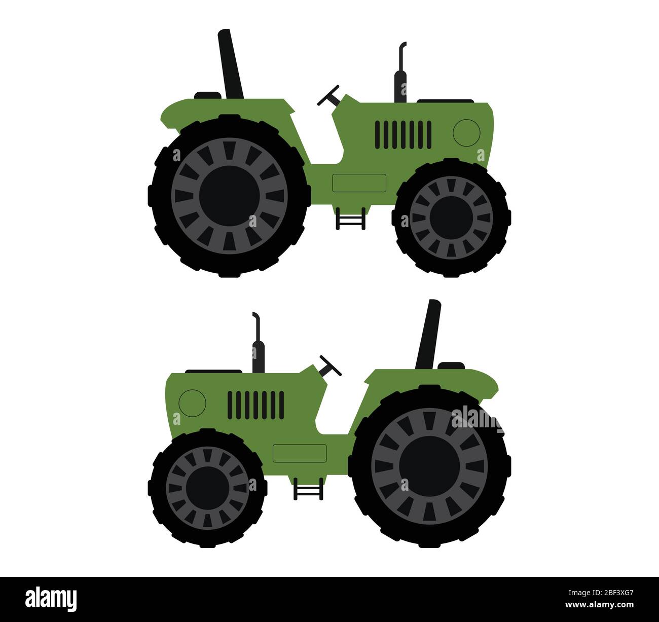 tractor icon illustrated in vector on white background Stock Vector ...