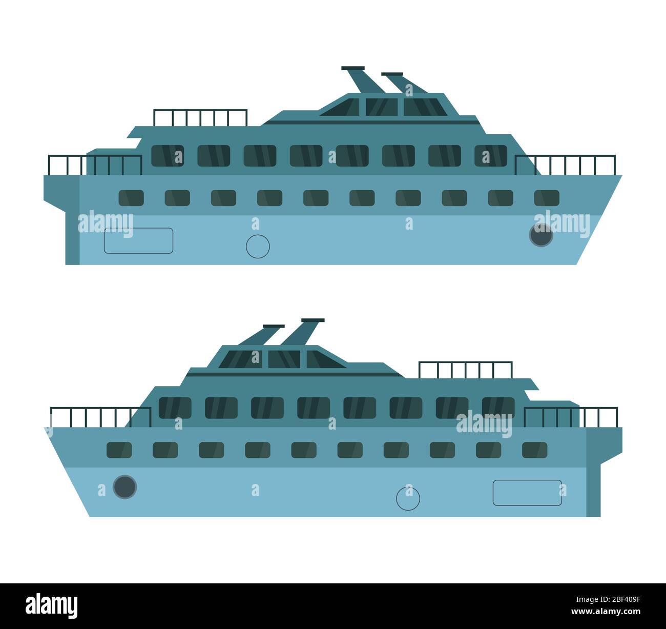 Illustrated ship Stock Vector Images - Alamy