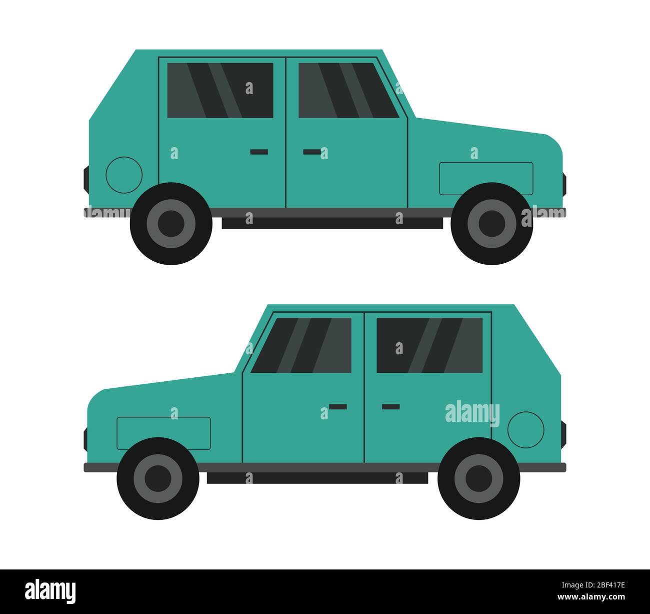 car icon illustrated in vector on white background Stock Vector Image ...