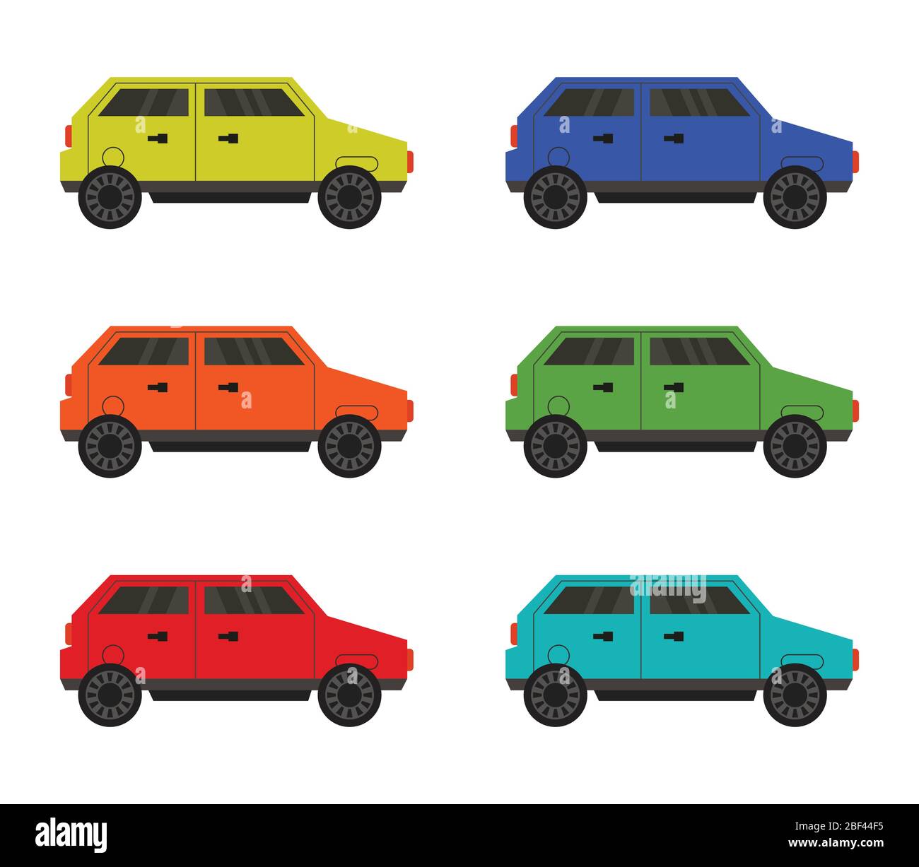 car icon illustrated in vector on white background Stock Vector Image ...