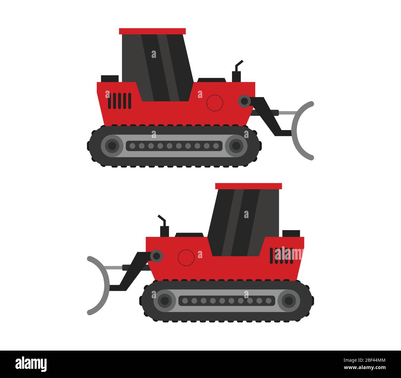 snowplow icon illustrated in vector on white background Stock Vector