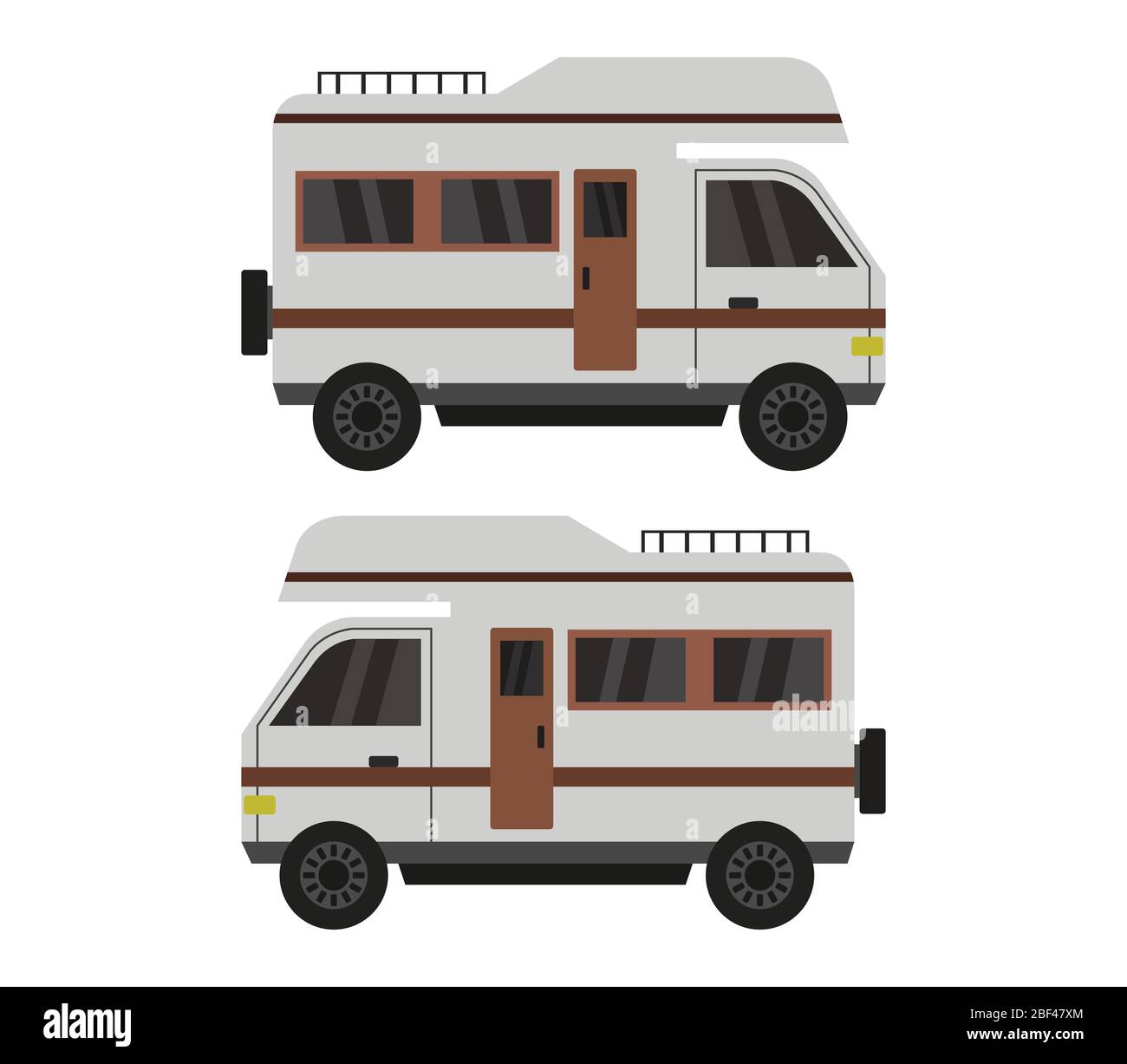 camper icon illustrated in vector on white background Stock Vector ...