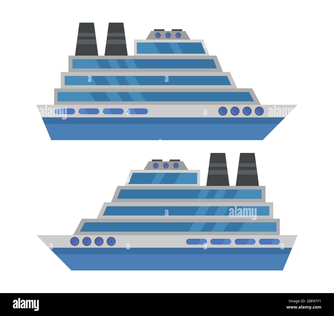 Illustrated ship Stock Vector Images - Alamy