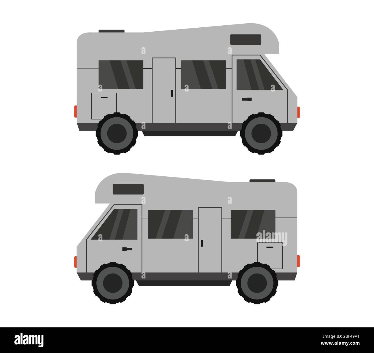 camper icon illustrated in vector on white background Stock Vector ...