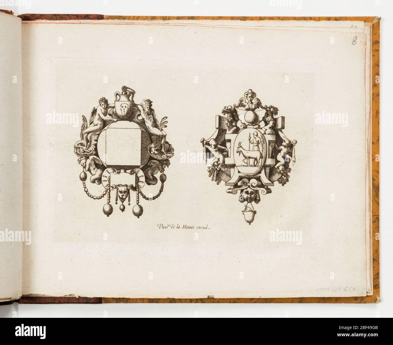 Plate 8 from Livre de bijouterie Book of Designs for Goldsmiths and ...