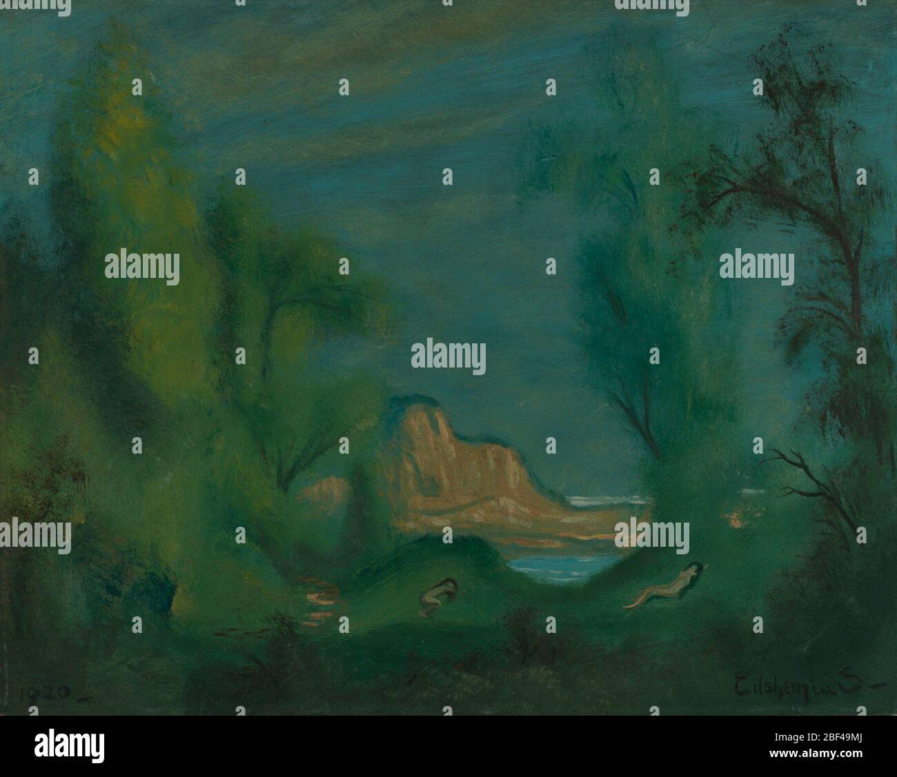 Her nymphs resting hi-res stock photography and images - Alamy
