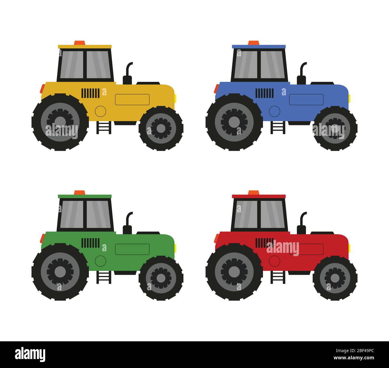 tractor icon illustrated in vector on white background Stock Vector ...