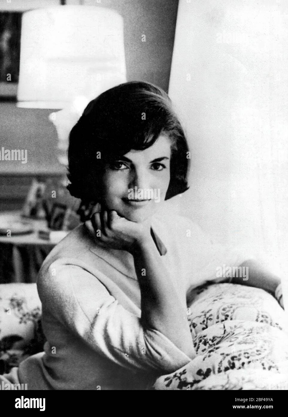 First Lady of the United States JACQUELINE KENNEDY. Stock Photo