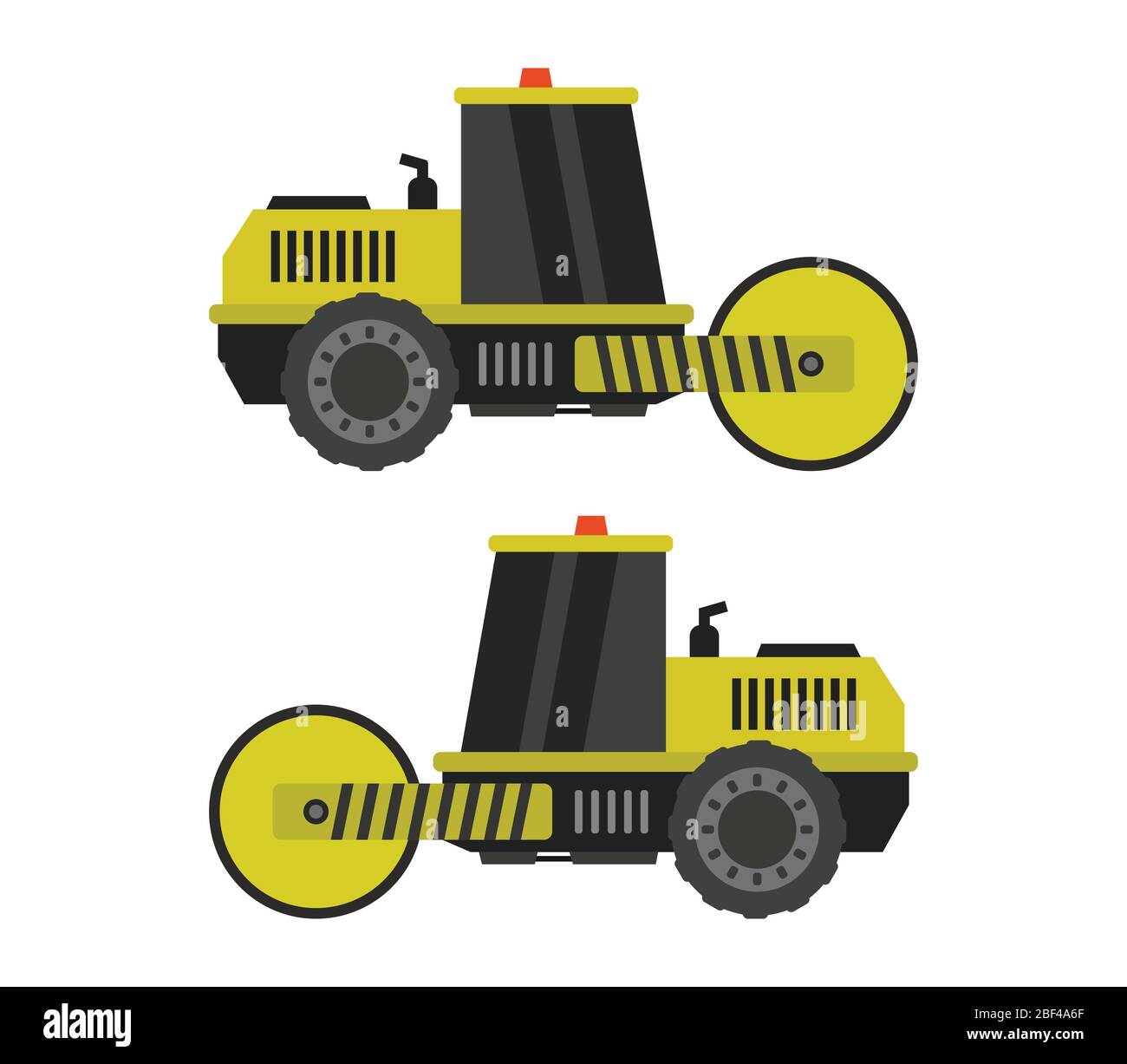 roller icon illustrated in vector on white background Stock Vector
