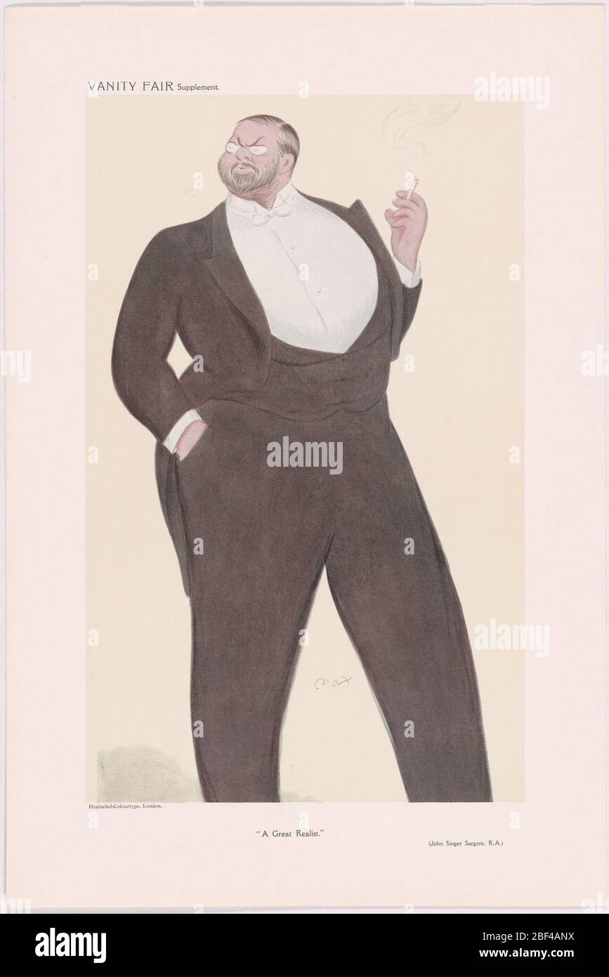 John Singer Sargent. Stock Photo