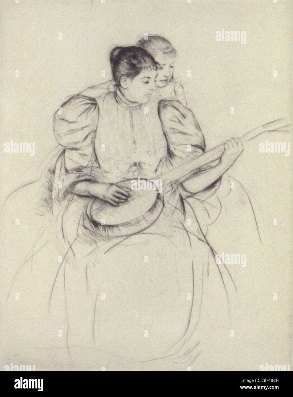 The Banjo Lesson Stock Photo Alamy