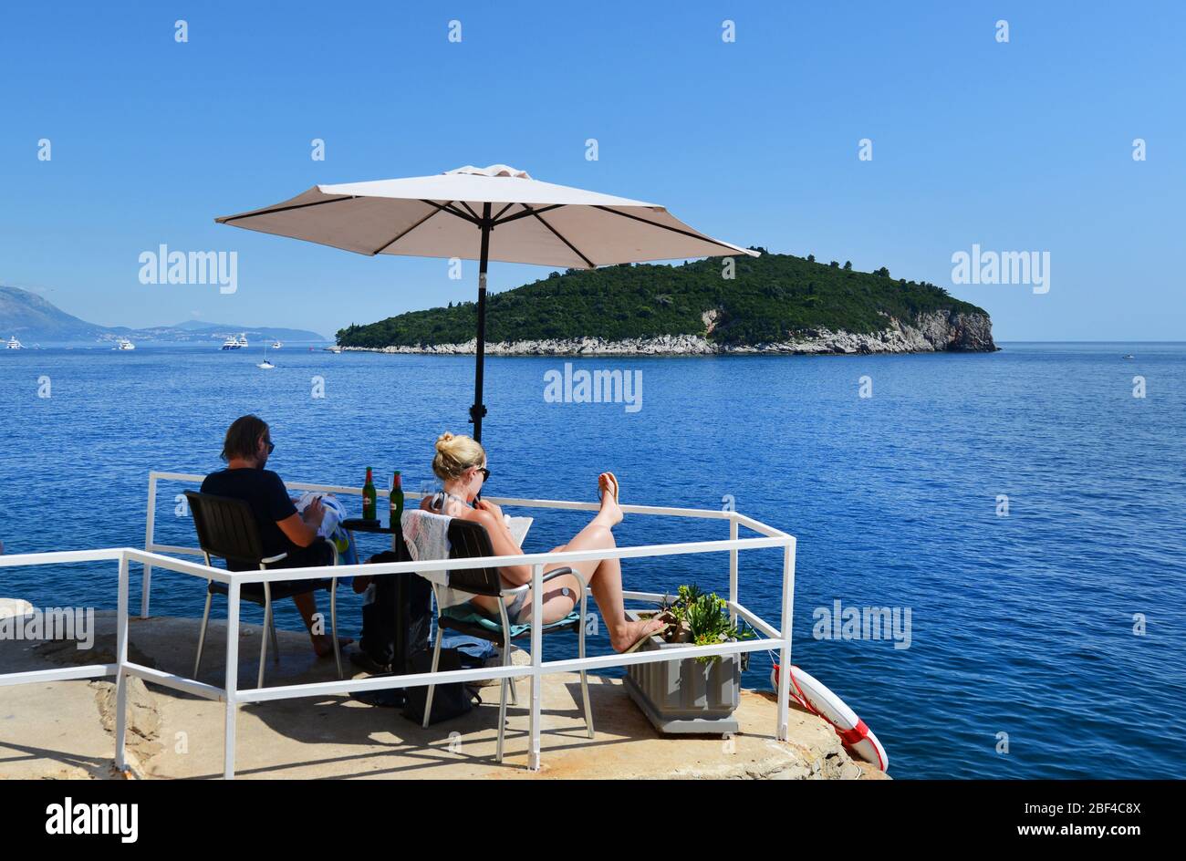 Dubrovnik Beach Bar High Resolution Stock Photography and Images - Alamy