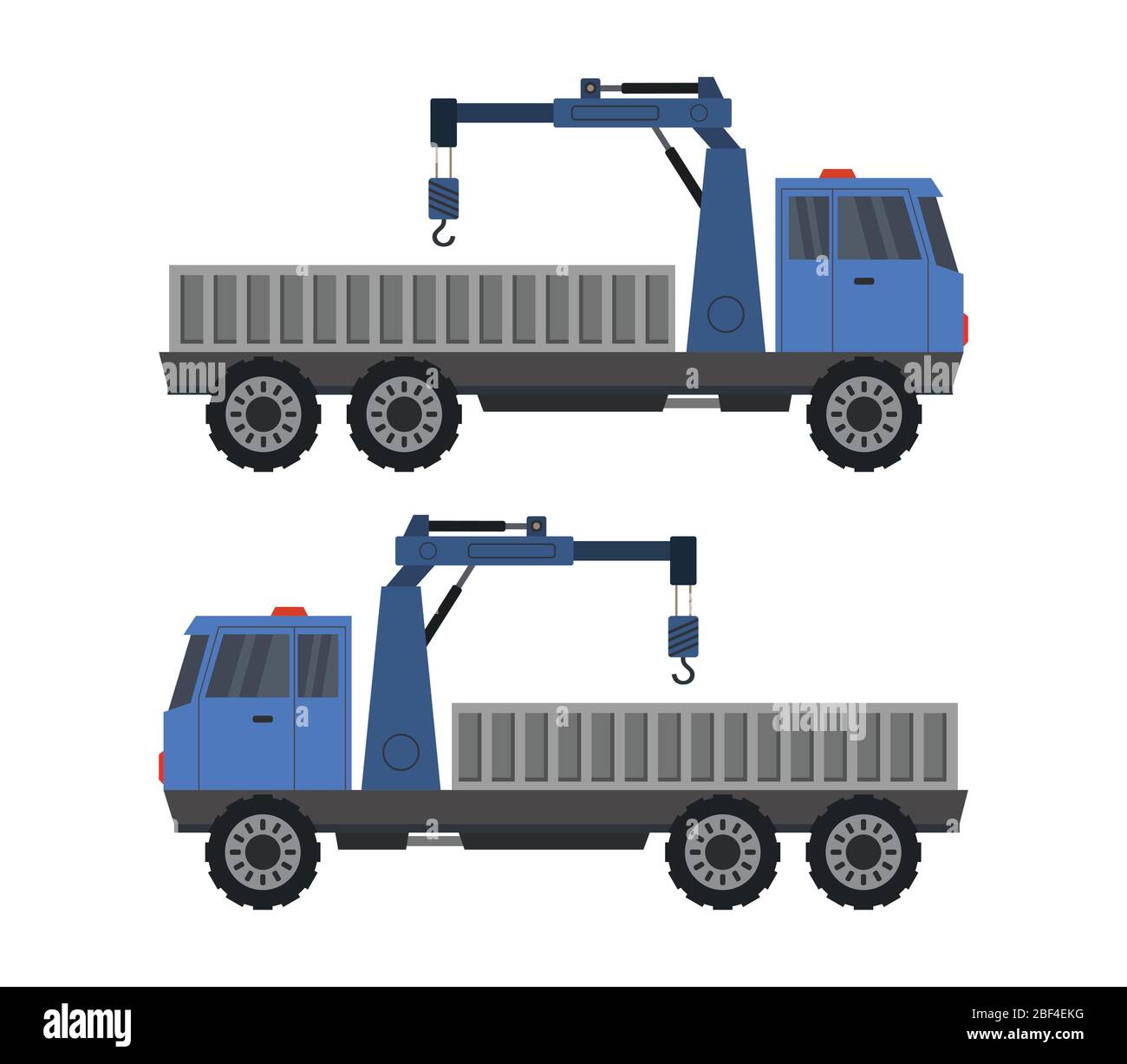 crane icon illustrated in vector on white background Stock Vector