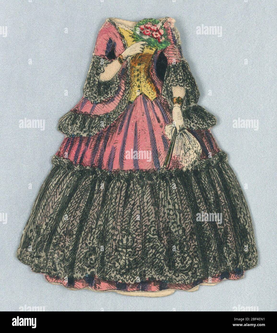 Paper dolls clearance rose lace dress