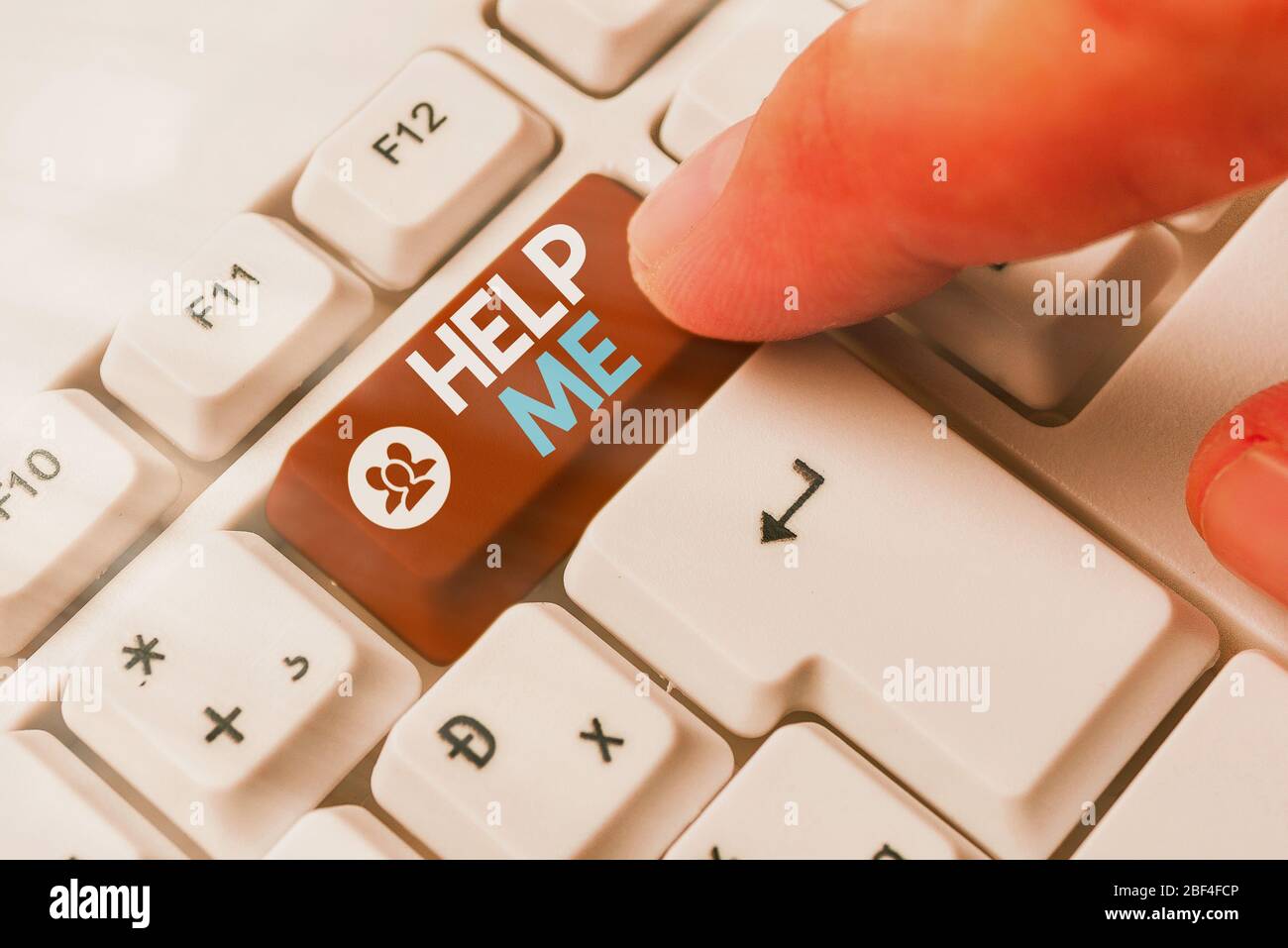 Writing note showing Help Me. Business concept for Asking someone to ...
