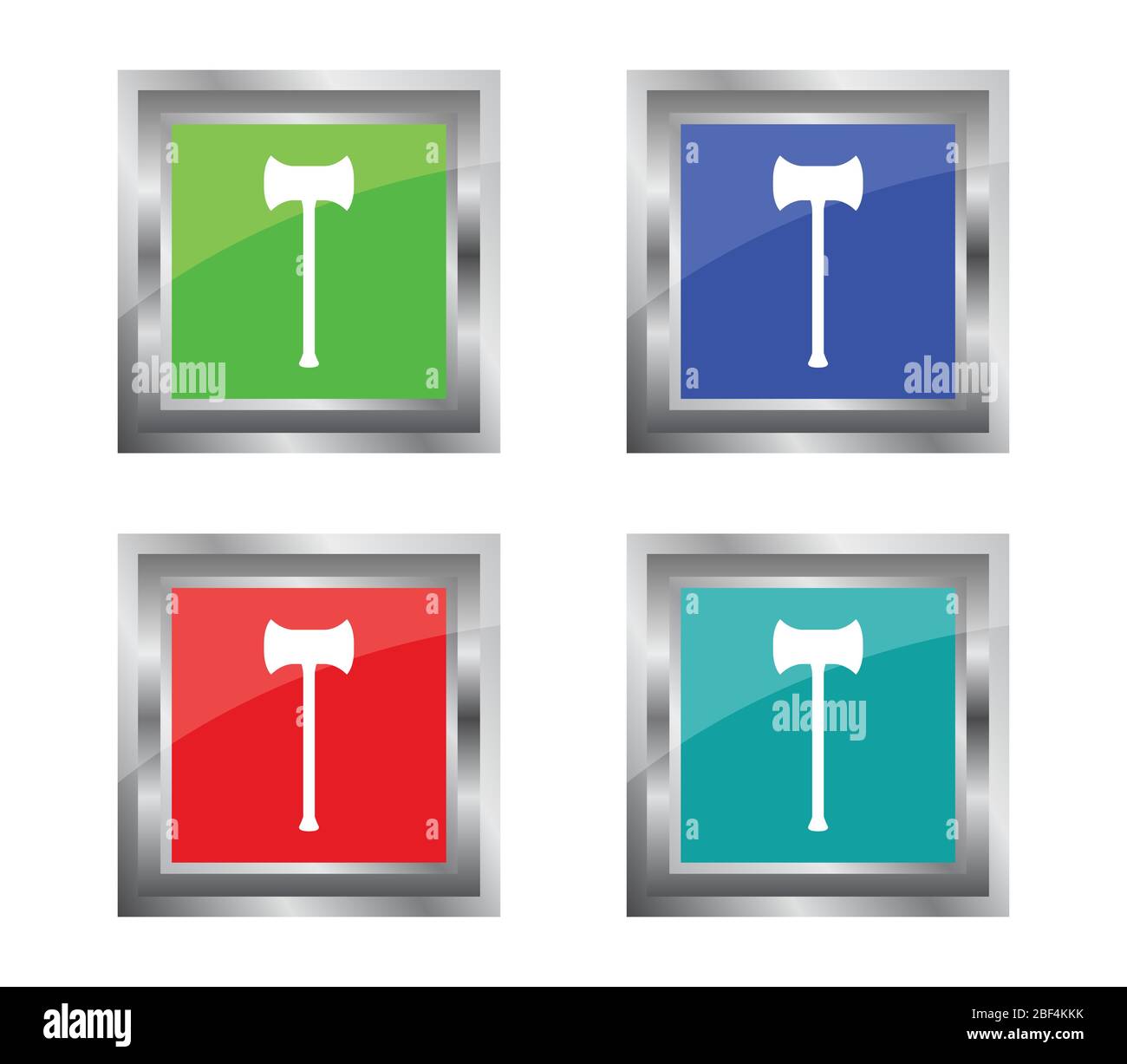 ax icon illustrated in vector on white background Stock Vector Image ...