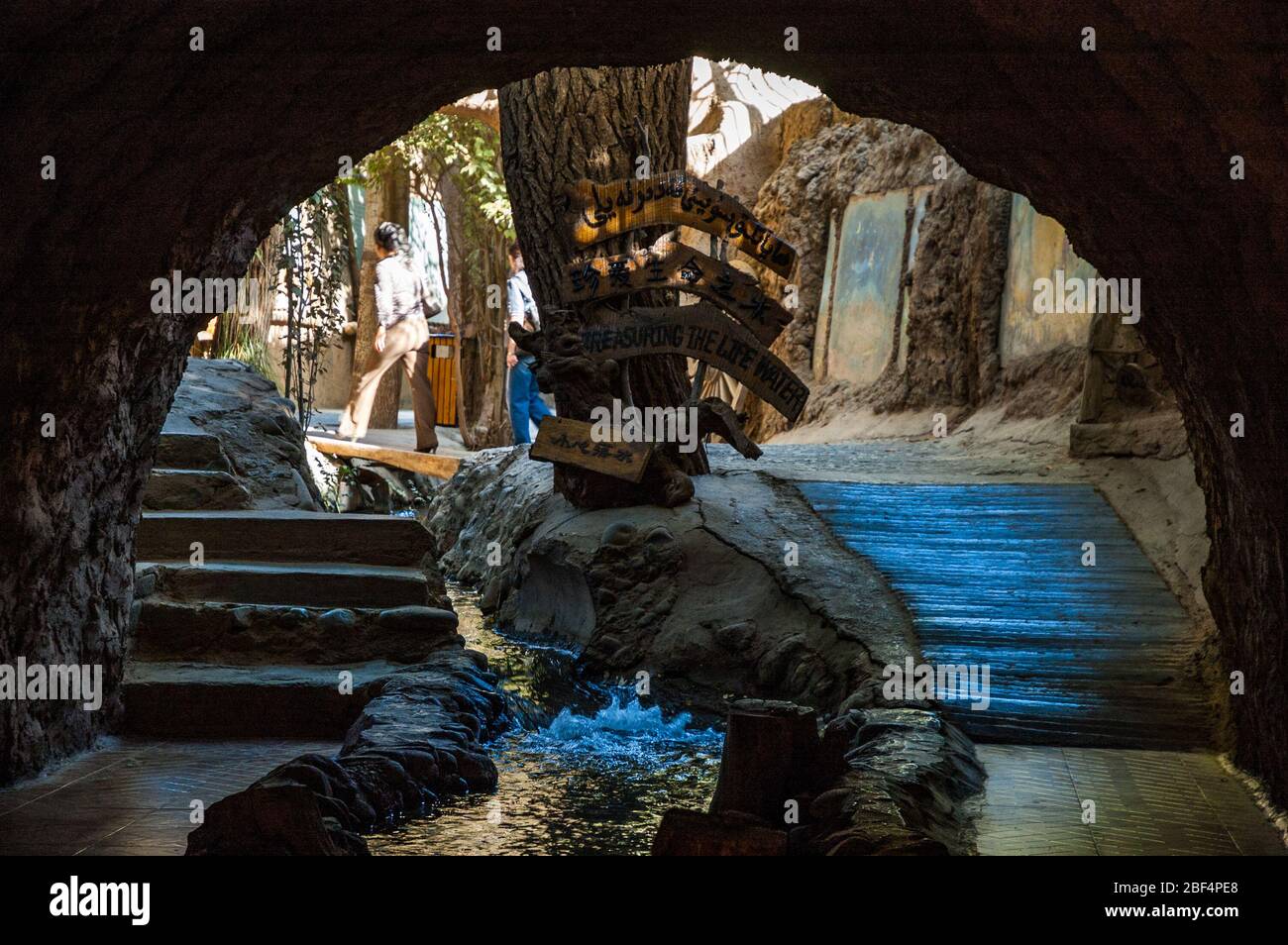 The karez irrigation system in Turpan has a total length of 5000km and the oldest channels date