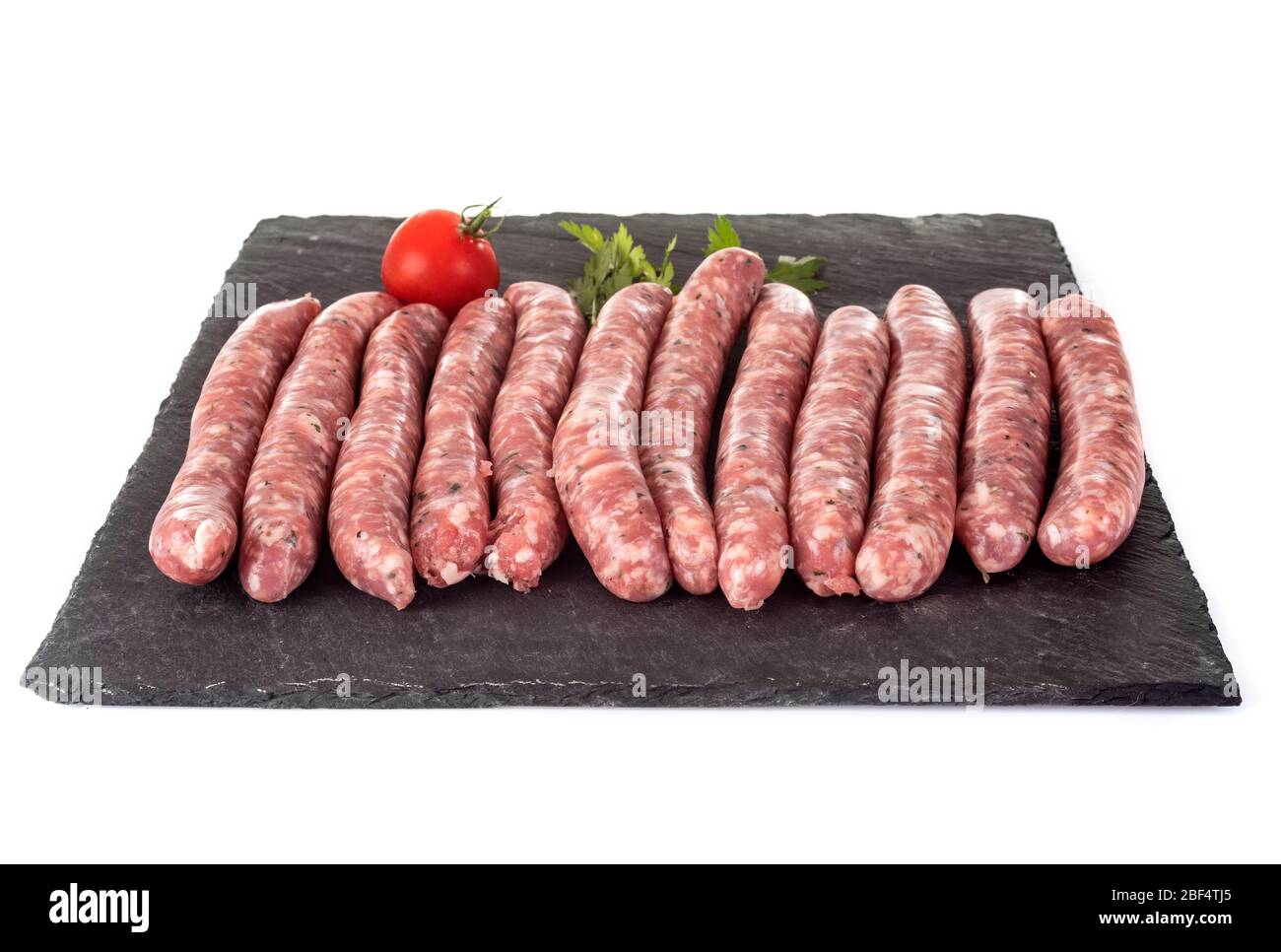 pork-sausage-in-front-of-white-background-stock-photo-alamy