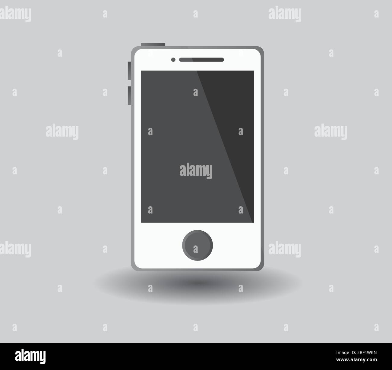 smarthphone icon illustrated in vector on white background Stock Vector ...