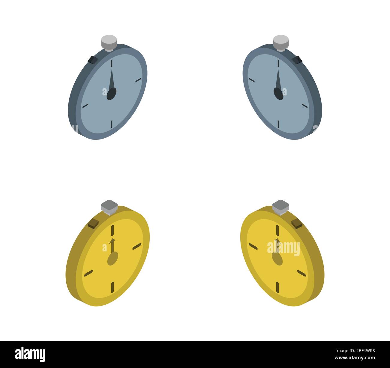 stopwatch icon illustrated in vector on white background Stock Vector ...