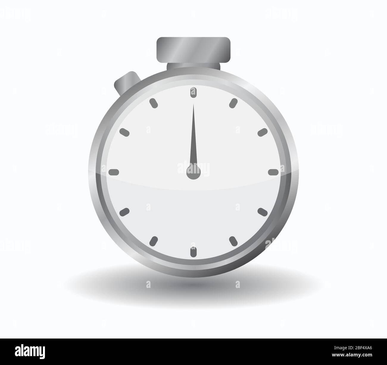 stopwatch icon illustrated in vector on white background Stock Vector ...